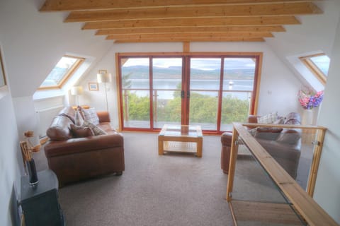 Living room, Seating area, Sea view