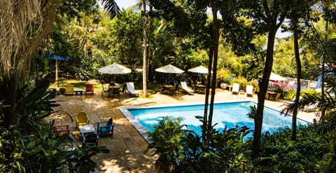 Bird's eye view, Garden, Decorative detail, On site, Garden view, Pool view, Swimming pool