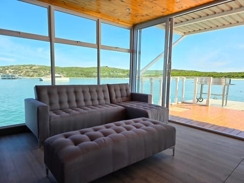 Natural landscape, Living room, Seating area, Mountain view, Sea view