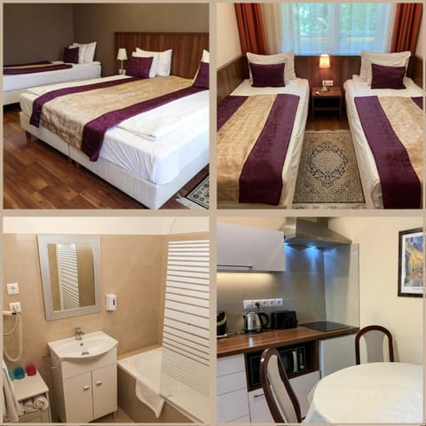 Bed, Bathroom, Kitchen or kitchenette, Photo of the whole room, Bedroom