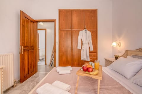 Bed, Photo of the whole room, Bedroom, towels, wardrobe