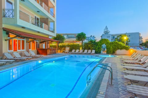 Property building, Swimming pool, Swimming pool, Sunset
