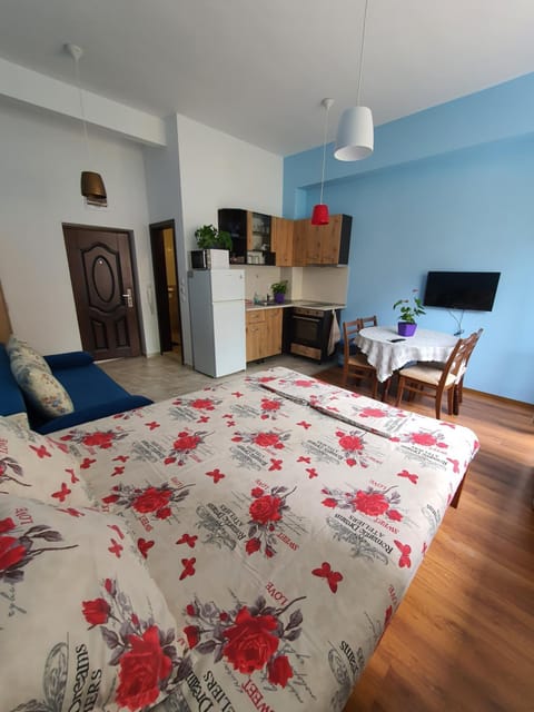 Communal lounge/ TV room, Bed, TV and multimedia, Kitchen or kitchenette, Living room, Bedroom, minibar