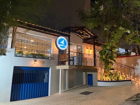 Property building, Facade/entrance, Night, Street view, Parking
