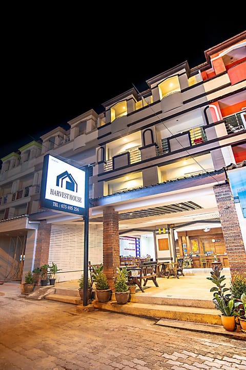 Property building, Night, Street view