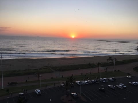 Beach, Sea view, Sunrise