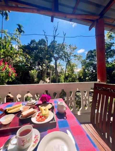 Patio, Garden, Food and drinks, Dining area, Food, Garden view