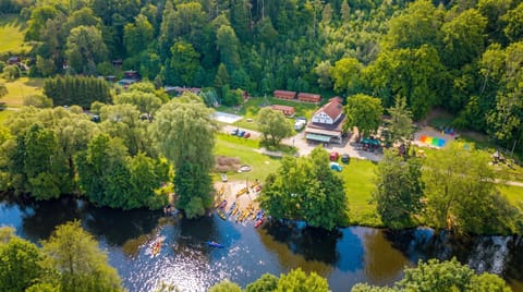 Property building, Natural landscape, Bird's eye view