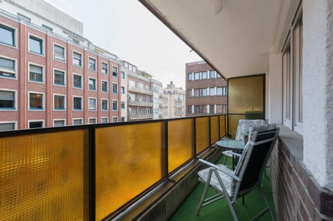 Patio, Balcony/Terrace, City view, Street view, Street view