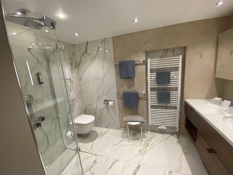 Shower, Toilet, Bathroom, towels