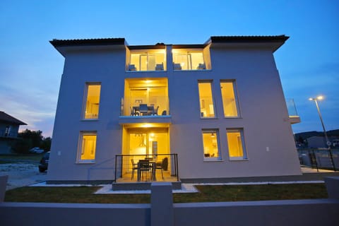 Property building, Facade/entrance, Summer, On site, Sunset