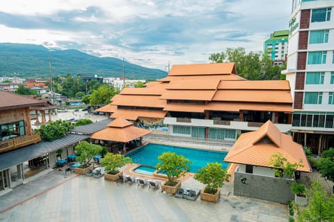 Property building, View (from property/room), Swimming pool