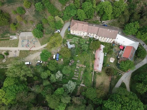 Property building, Spring, Day, Bird's eye view, Garden, View (from property/room), On site, Garden view