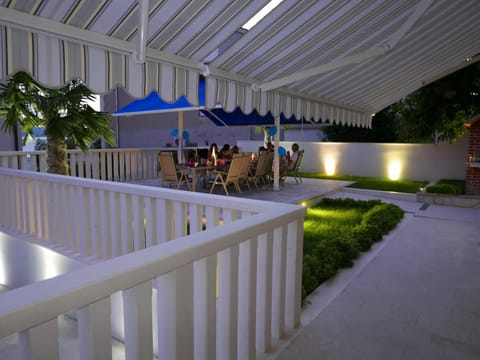Patio, Night, People, Balcony/Terrace, group of guests