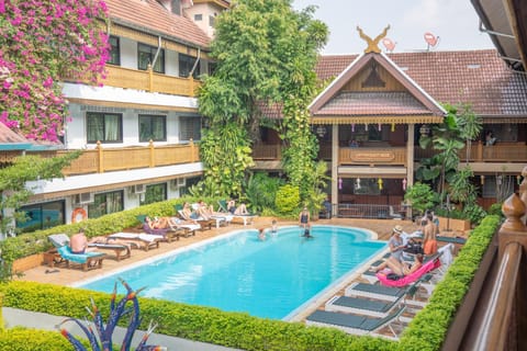 Property building, Pool view, Swimming pool, Swimming pool