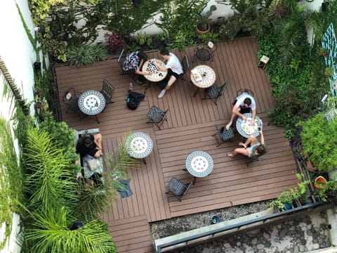 Patio, People