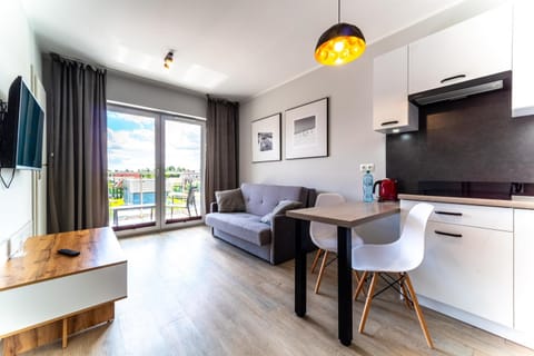 TV and multimedia, Kitchen or kitchenette, Living room, Seating area