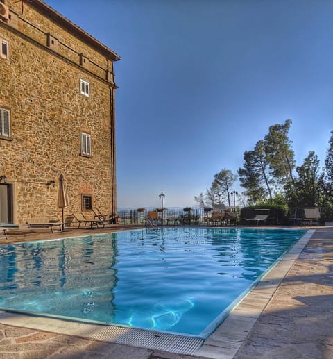 Property building, Swimming pool, Swimming pool, Sunset