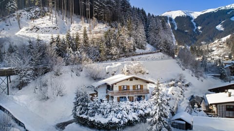 Property building, Winter, Skiing, Mountain view