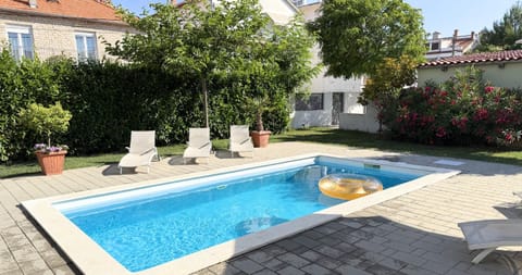 Pool view, sunbed