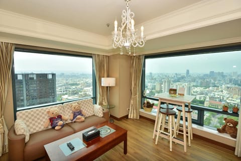 Living room, City view