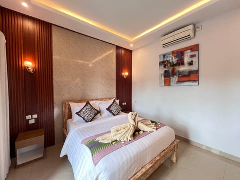 Bed, Bedroom, air conditioner