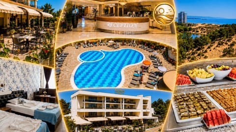 Property logo or sign, Natural landscape, Food, Swimming pool