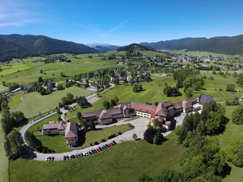 Property building, Day, Bird's eye view, Summer, Mountain view
