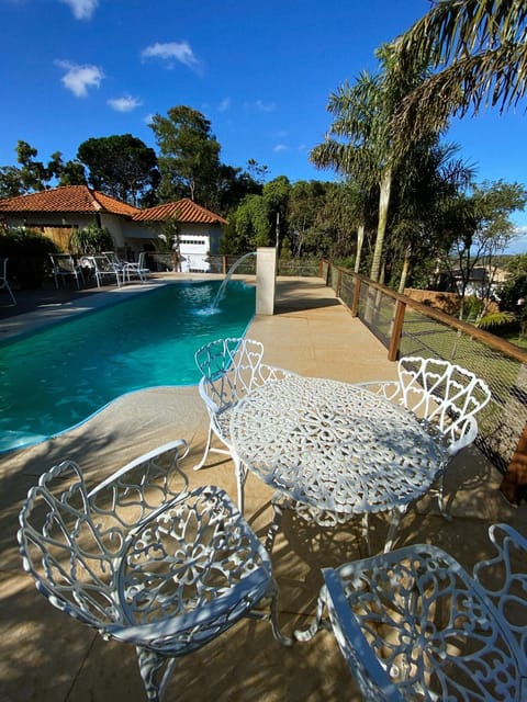 Patio, Day, Natural landscape, Garden, Garden view, Pool view, Swimming pool, sunbed