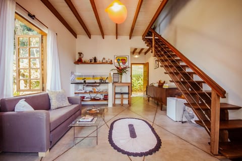 Living room, kitchen