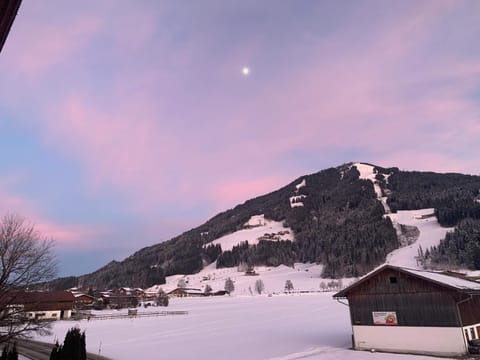 Natural landscape, Winter, Mountain view
