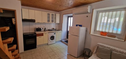 Living room, kitchen