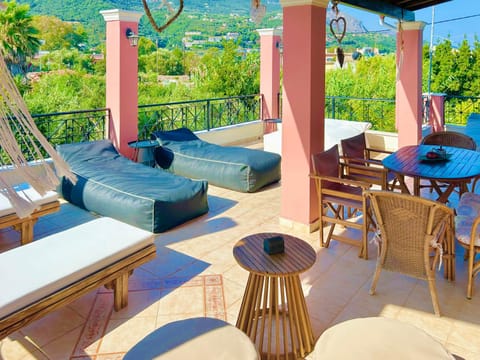 Patio, Day, Natural landscape, View (from property/room), Balcony/Terrace, Living room, Seating area