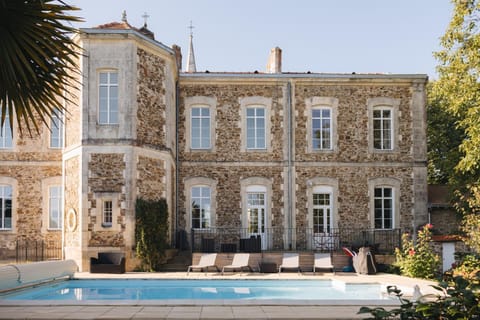 Property building, Patio, Pool view, Swimming pool
