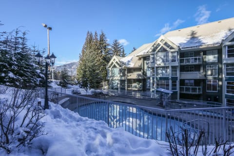 Property building, Winter, Swimming pool