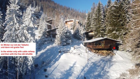 Property building, Bird's eye view, Winter