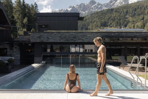 Natural landscape, Mountain view, Pool view, Swimming pool