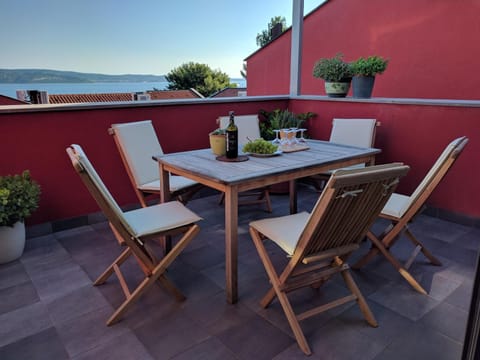 Patio, View (from property/room), City view, Sea view