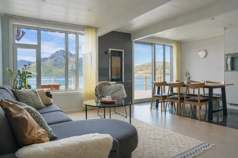 Summer, Living room, Dining area, Mountain view, Sea view