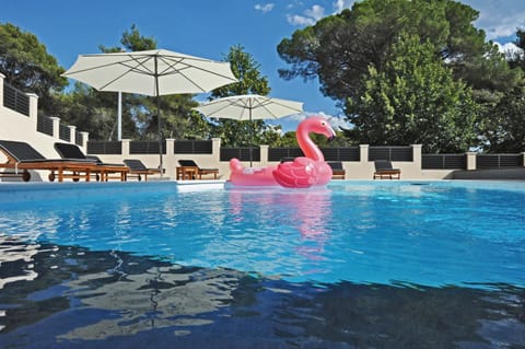 Pool view, Swimming pool, sunbed