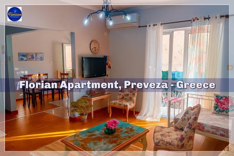 Living room, kitchen