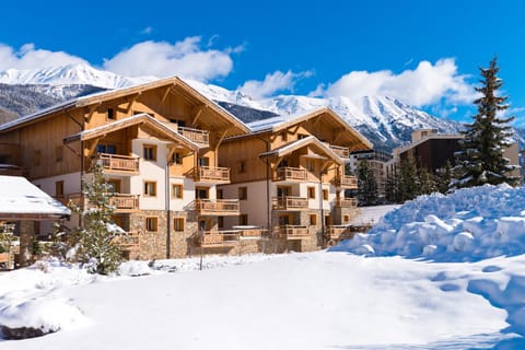 Property building, Day, Winter, Mountain view