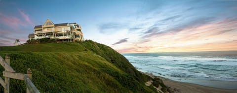 Property building, Property building, Natural landscape, Sunset