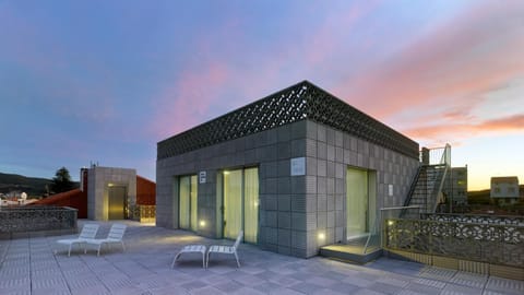 Property building, Sunset