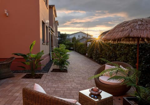 Property building, Patio