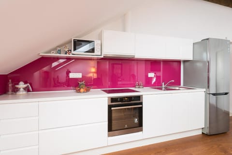 Kitchen or kitchenette, Living room, Dining area