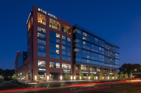 Property building, Night, Bird's eye view, Street view
