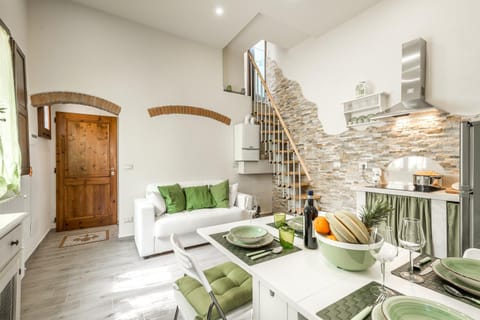 Kitchen or kitchenette, Living room, Dining area