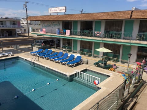 Property building, Patio, Swimming pool