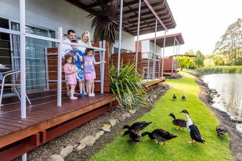 Guests, Lake view, children